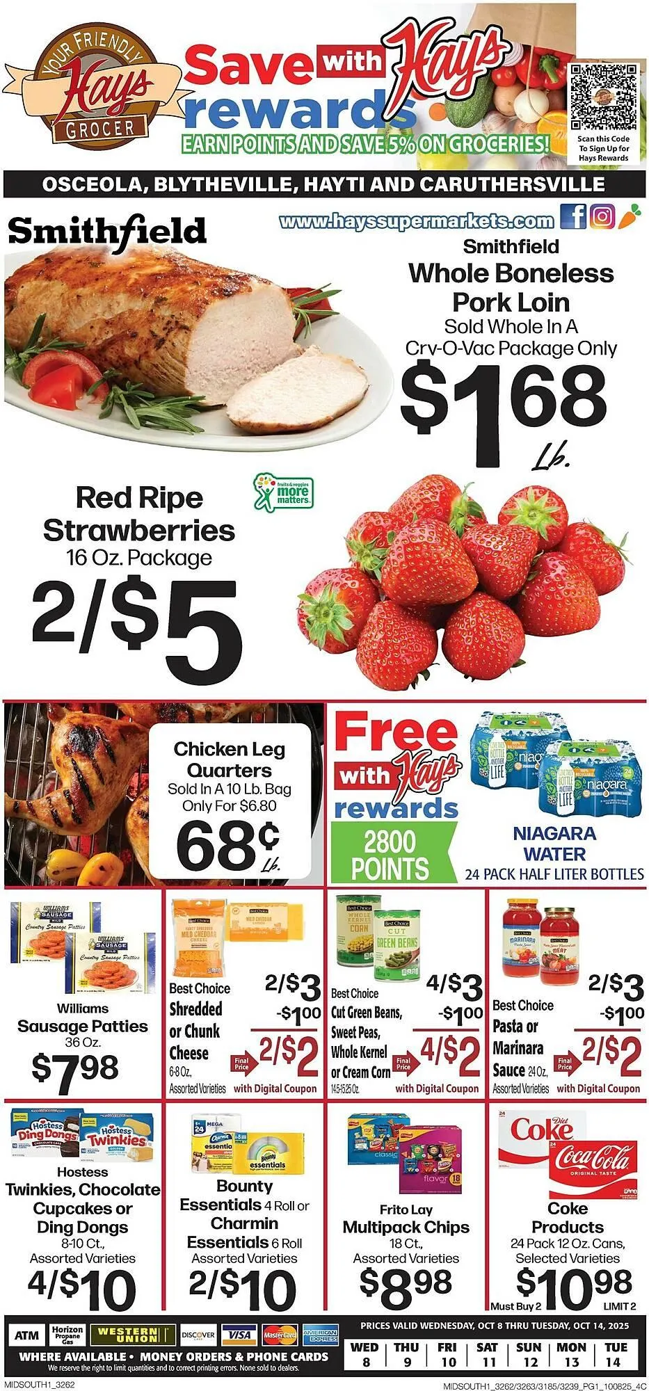 Weekly ad Hays Supermarket weekly ad from October 8 to October 14 2025 - Page 1