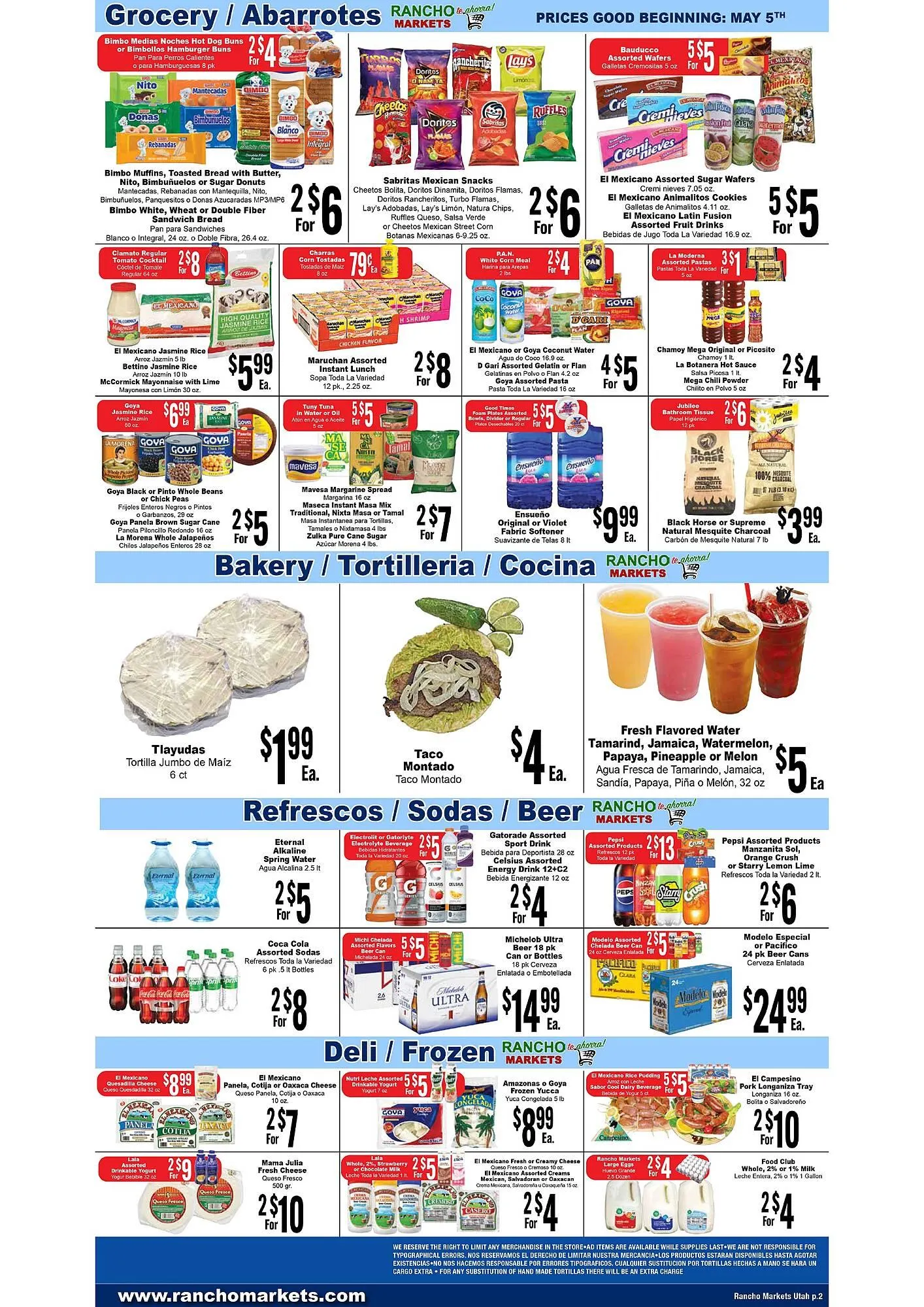 Weekly ad Rancho Markets weekly ad from May 5 to May 11 2026 - Page 2
