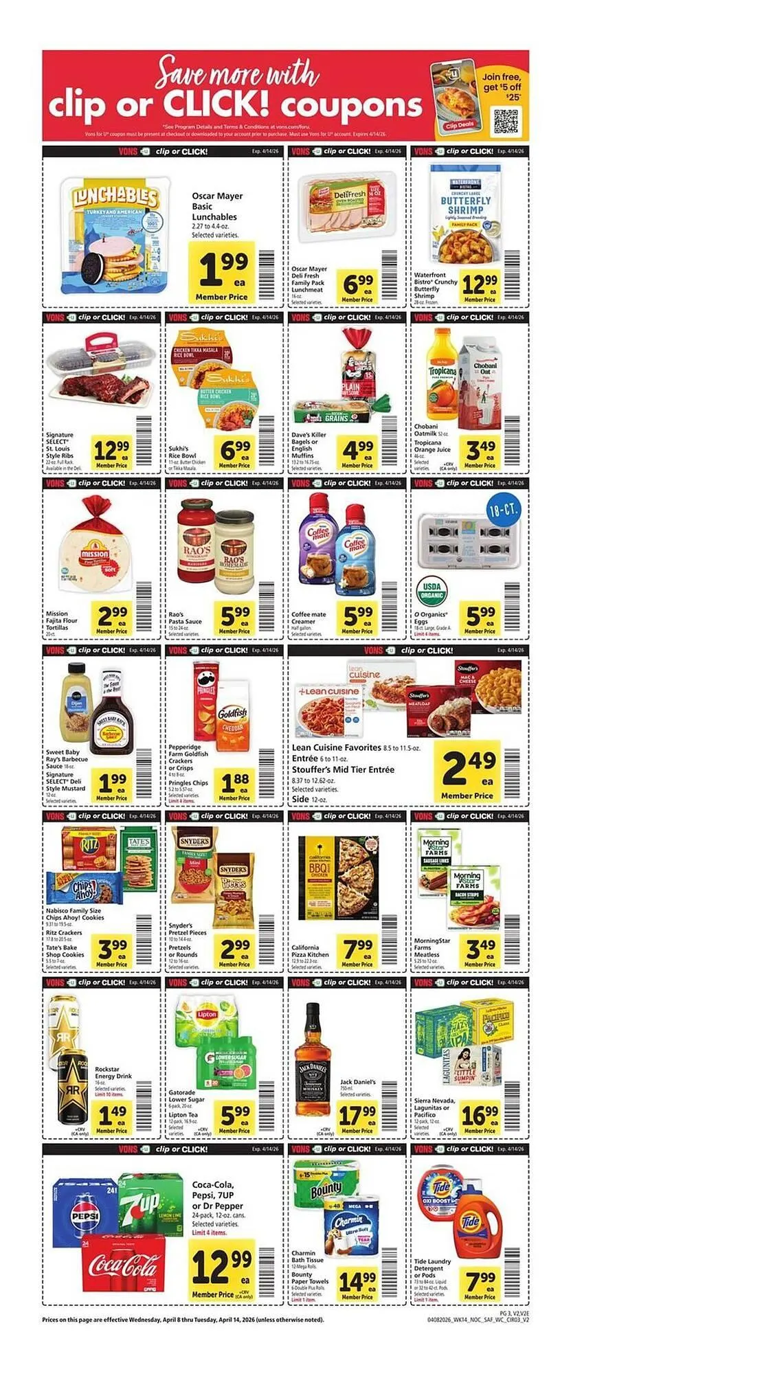 Weekly ad Vons weekly ad from April 8 to April 14 2026 - Page 3