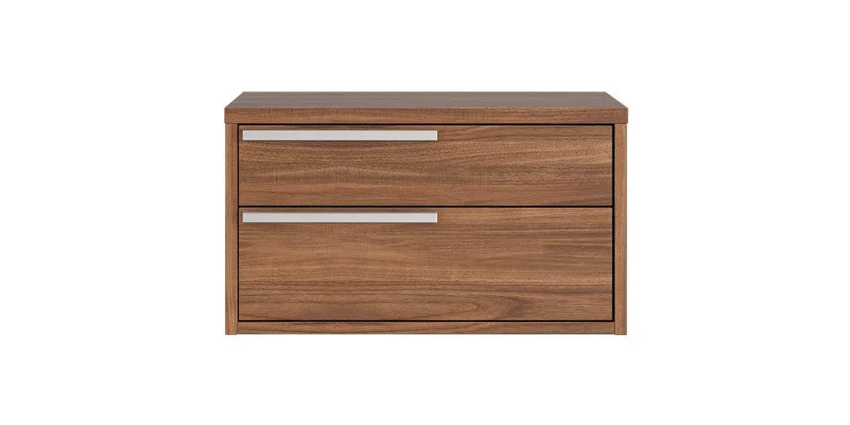 Veneto Nightstand Walnut Left