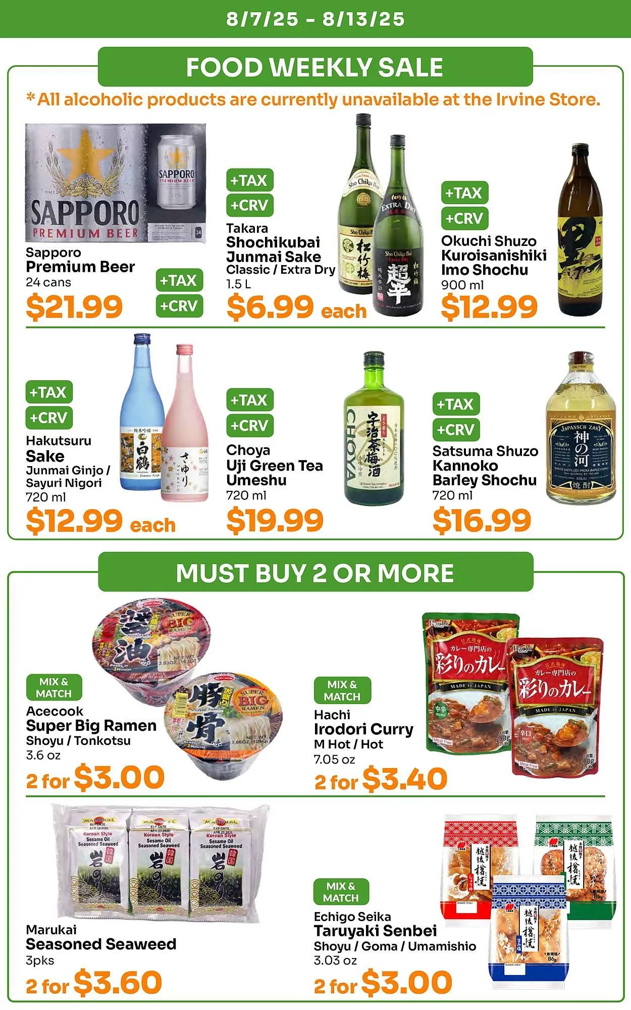 Weekly ad Tokyo Central Specialty Market Weekly Ad from August 7 to August 13 2025 - Page 4