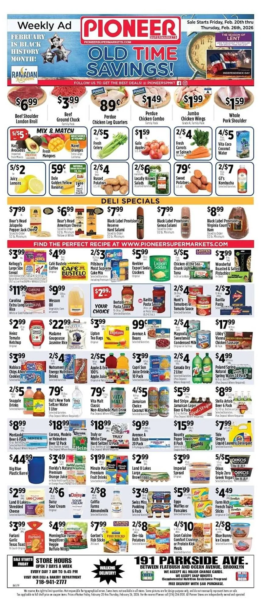 Pioneer Supermarkets weekly ad - 1