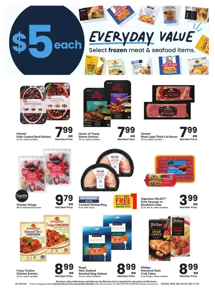Weekly ad Albertsons - Denver - BBS from February 3 to March 2 2025 - Page 2
