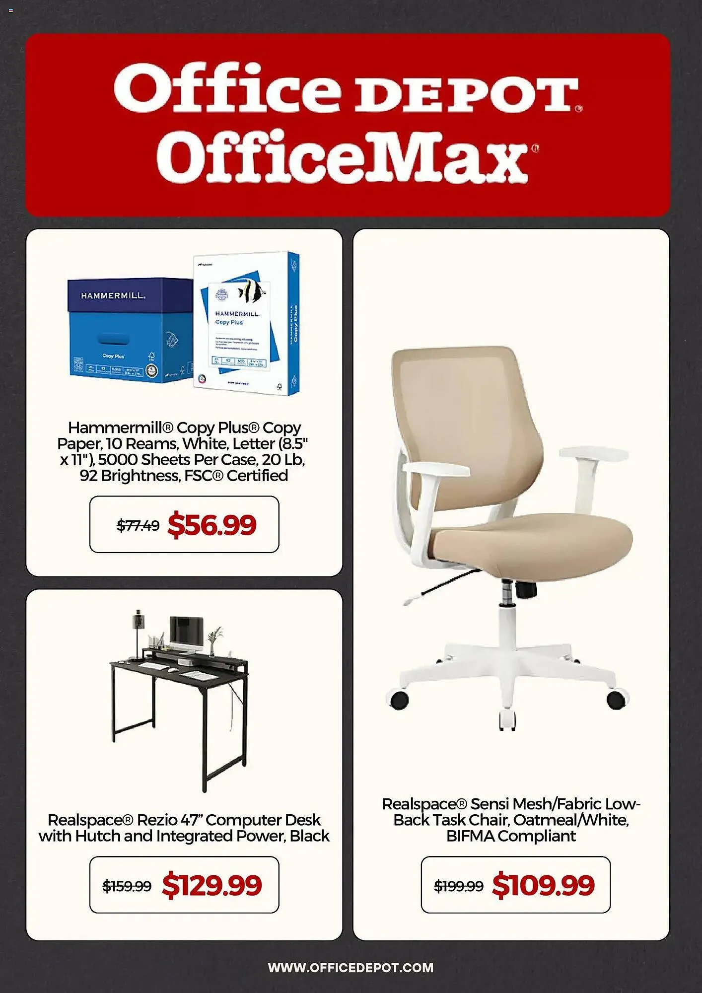 Weekly promotion Office Depot flyer spanning from November 9 to November 29 2025 - Page 3 for Catalogue 365