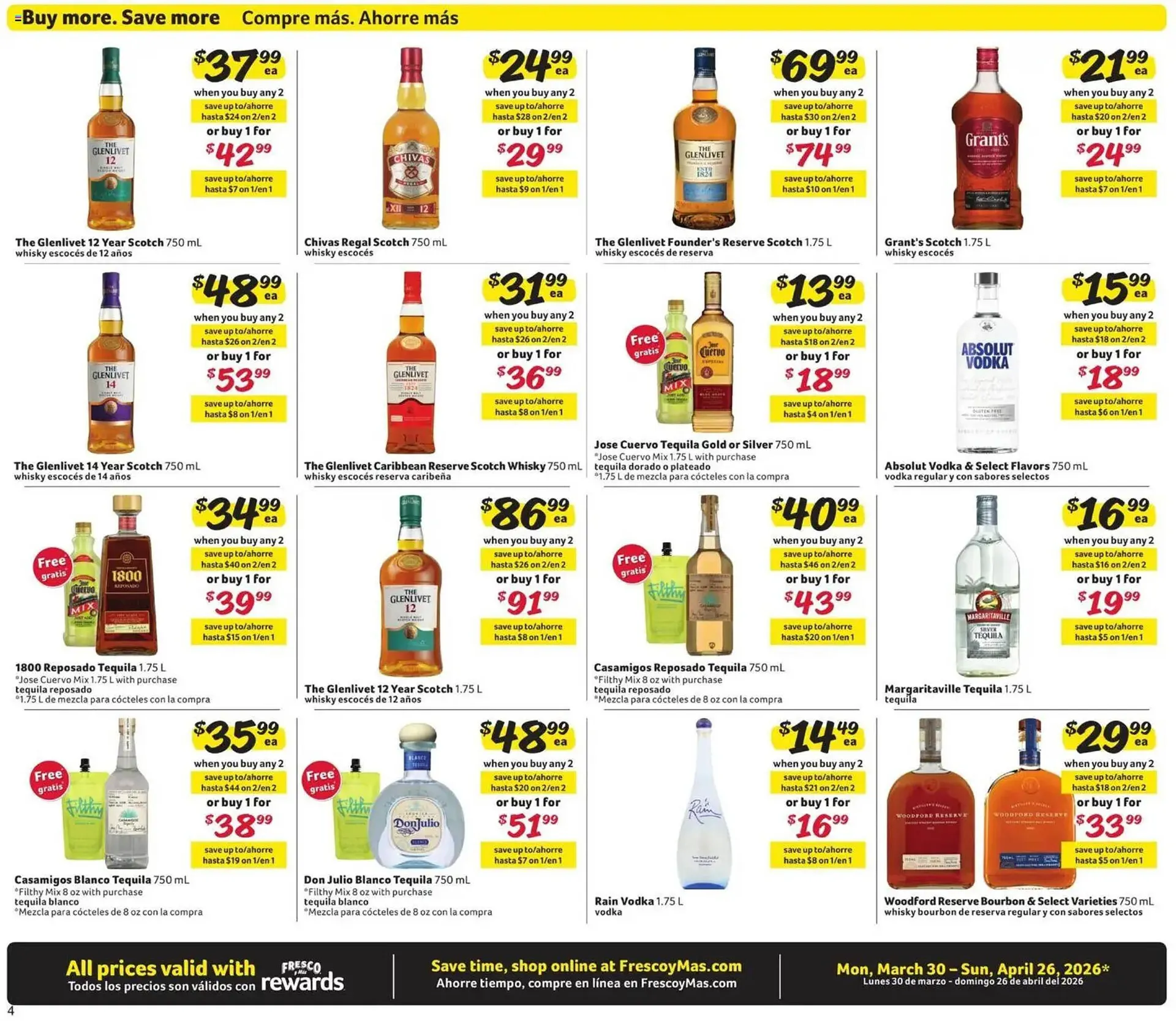 Weekly ad Fresco y Más weekly ad from March 30 to April 26 2026 - Page 4