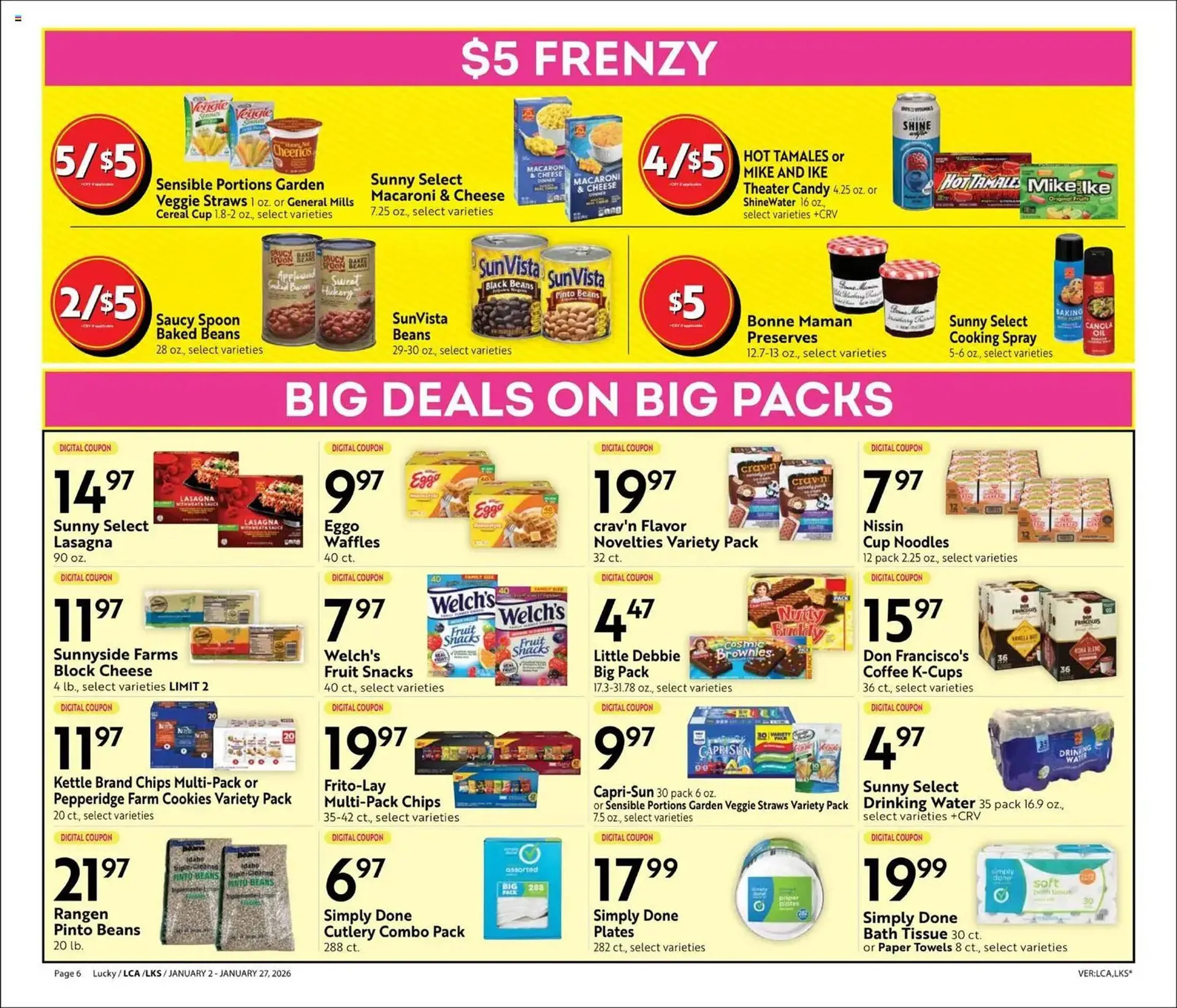 Weekly ad Lucky Supermarkets weekly ad from January 2 to January 27 2026 - Page 6