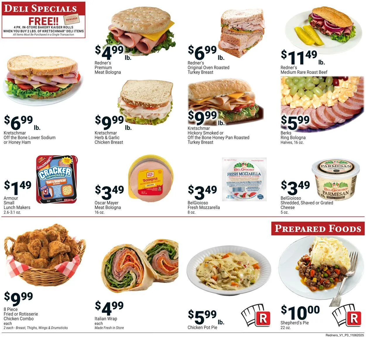 Weekly ad Redner’s Warehouse Market Current weekly ad from November 6 to November 12 2025 - Page 3