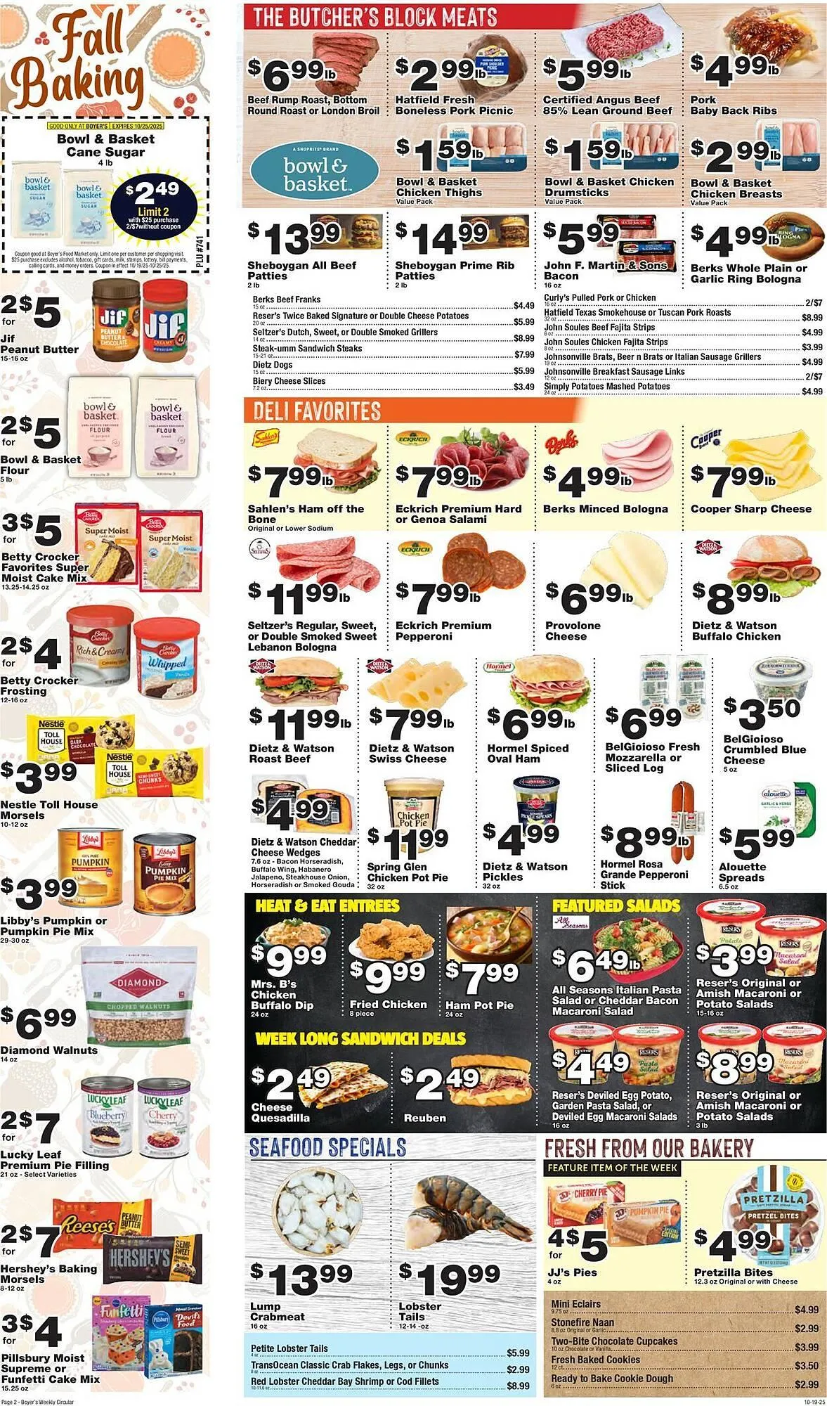 Weekly ad Boyer's Food Markets weekly ad from October 19 to October 25 2025 - Page 2