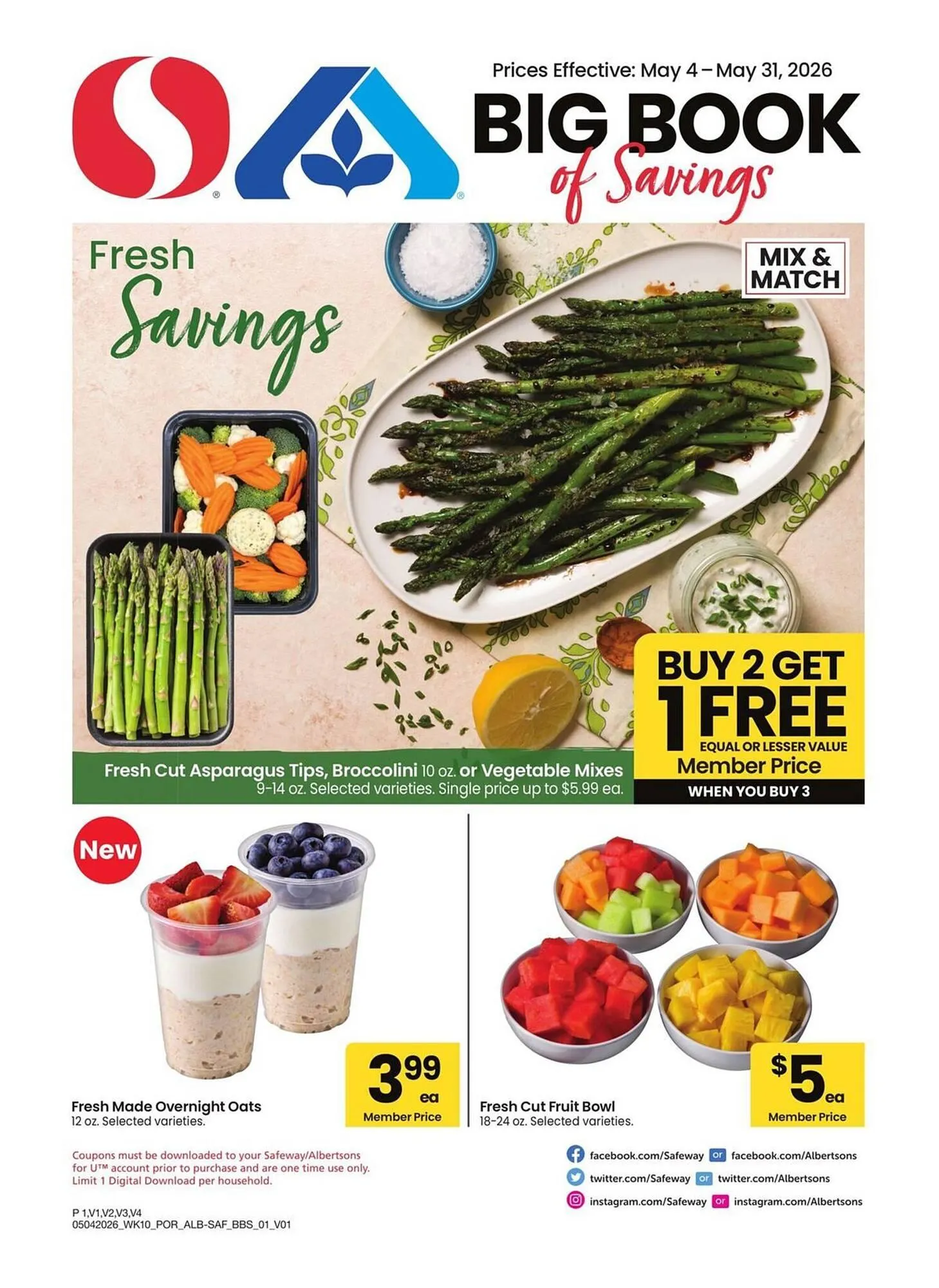 Weekly ad Albertsons weekly ad from May 4 to May 31 2026 - Page 1