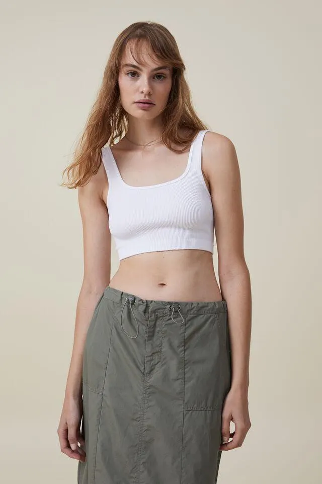 Seamless Abbie Micro Crop Tank