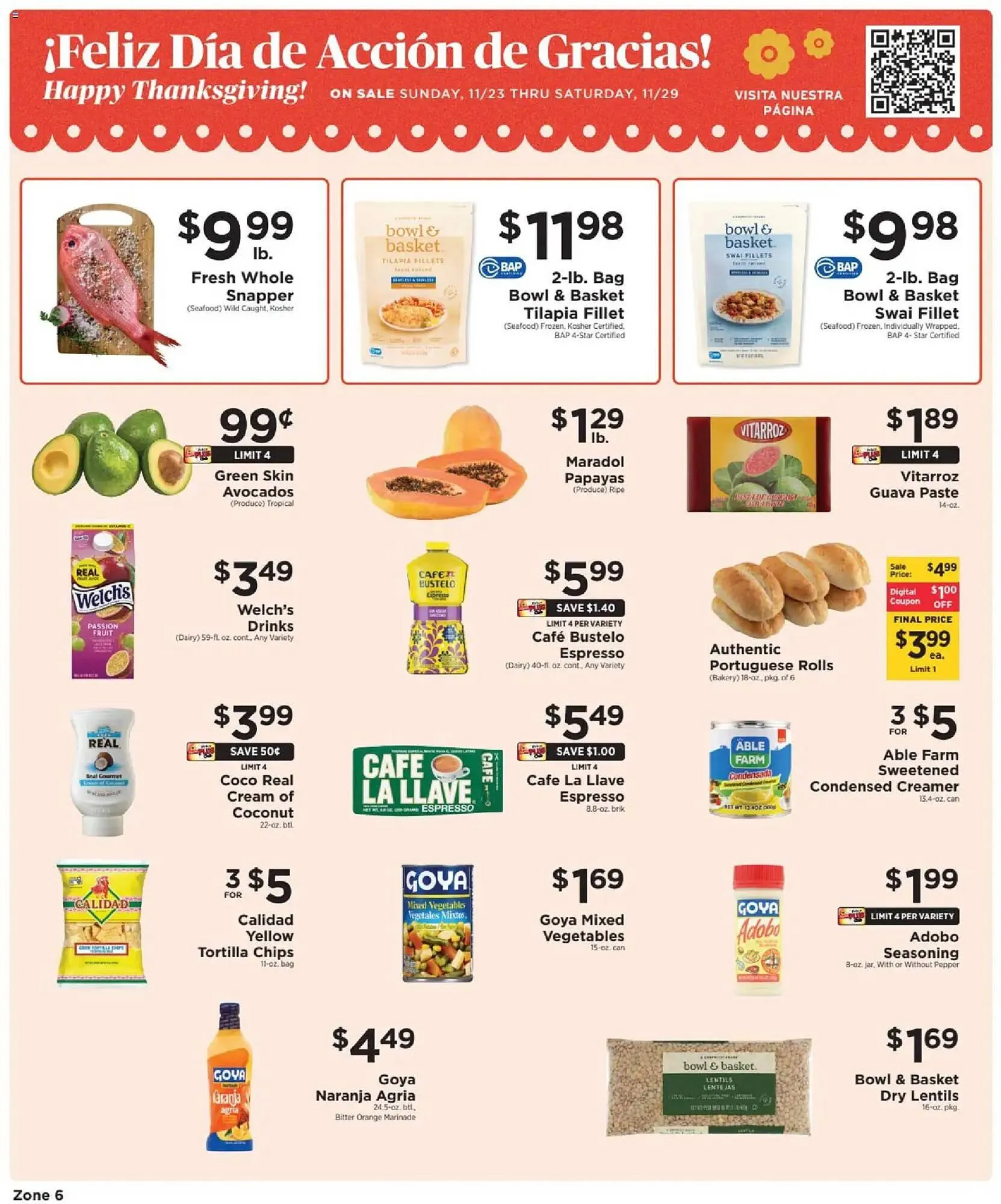 Weekly ad ShopRite flyer from November 23 to November 29 2025 - Page 1