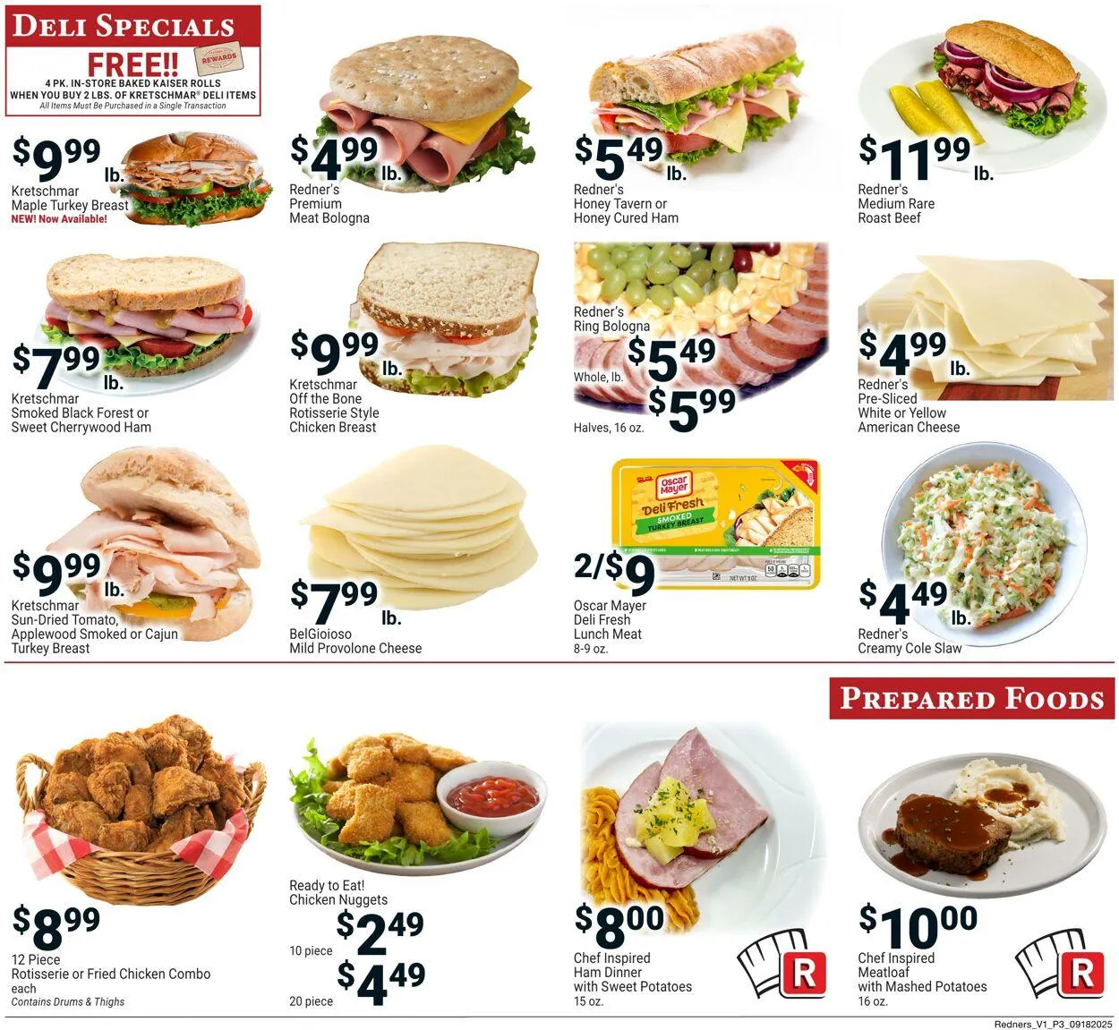 Weekly ad Redner’s Warehouse Market Current weekly ad from September 18 to September 24 2025 - Page 3