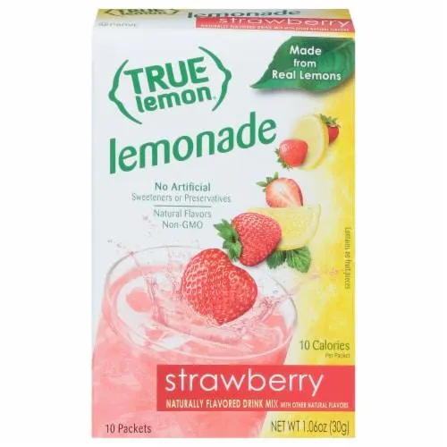 True Lemon® Strawberry Lemonade Drink Mix Packets