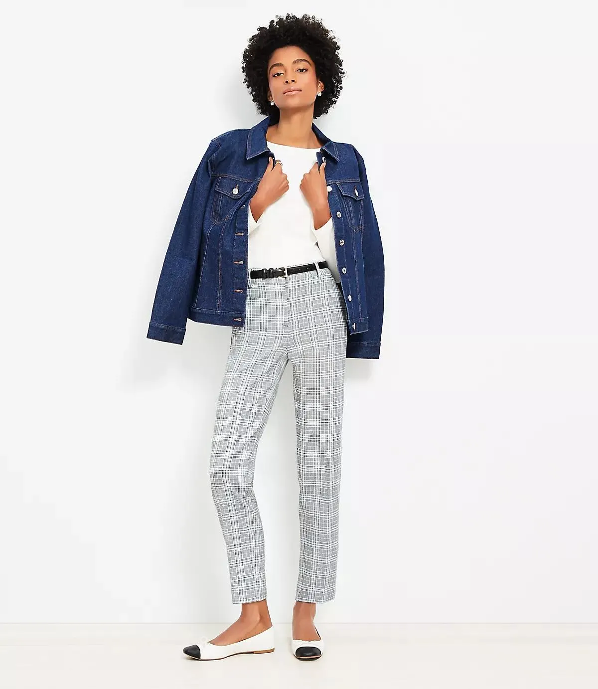 Riviera Slim Pants in Plaid