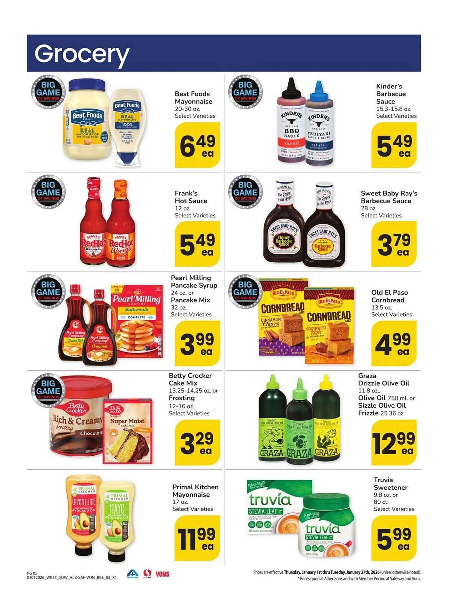 Weekly ad Albertsons weekly ad from January 1 to January 27 2026 - Page 5