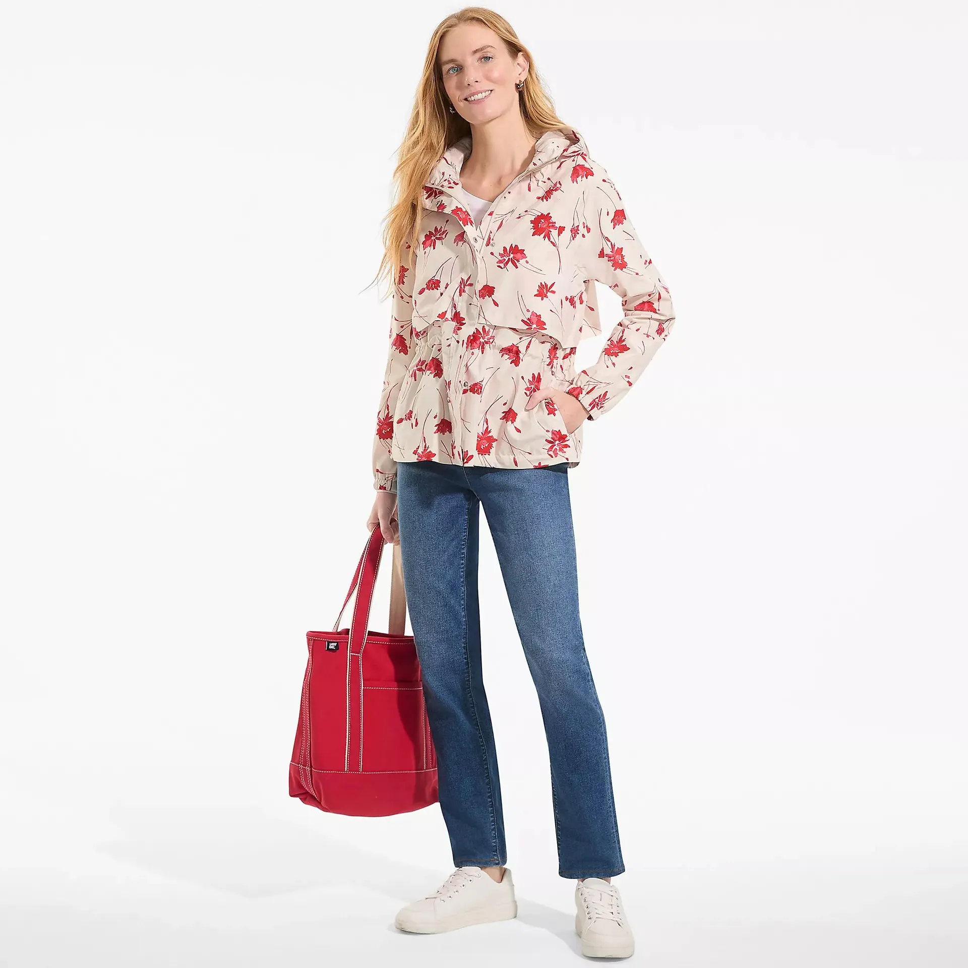 Women's Print Squall Packable Rain Jacket