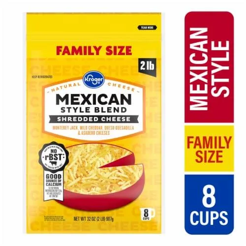Kroger® Mexican Style Blend Shredded Cheese Family Size