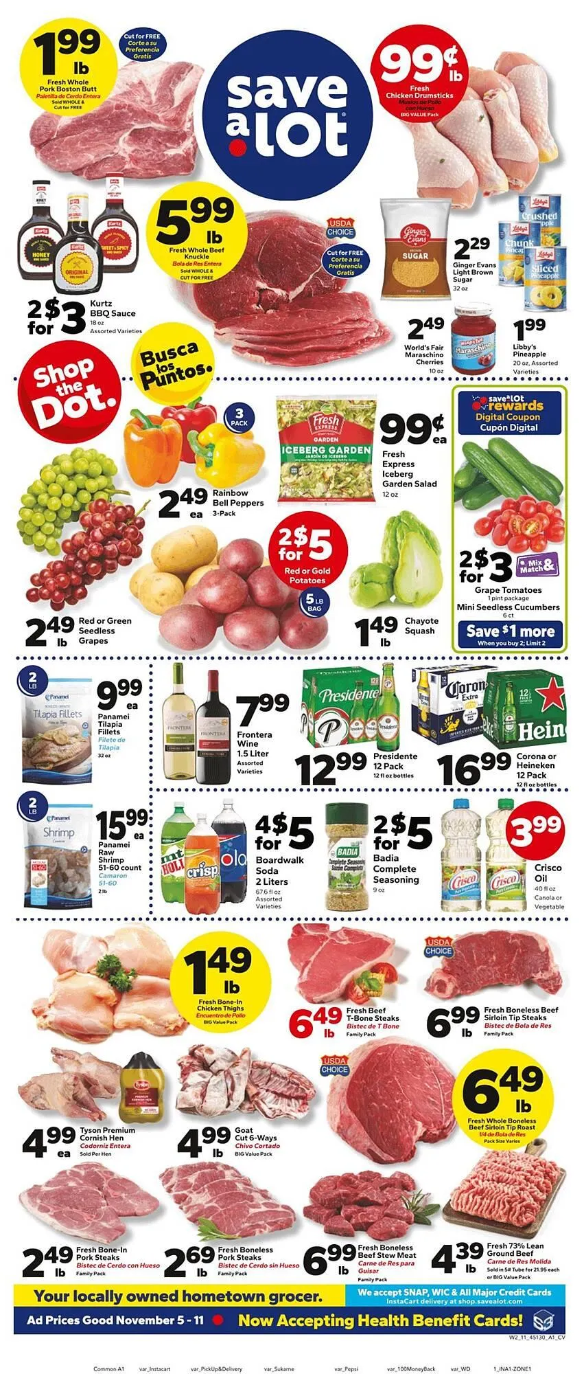 Weekly ad Save a Lot weekly ad from November 5 to November 11 2025 - Page 1