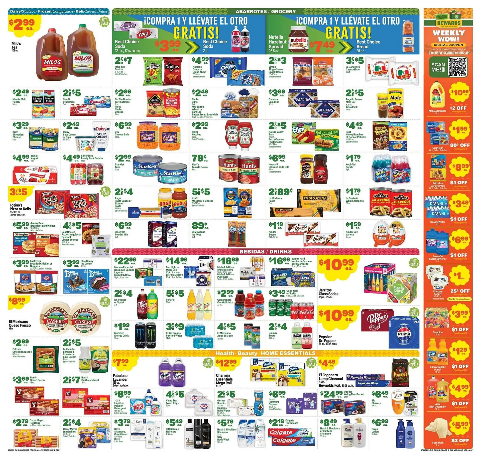 Weekly ad El Rio Grande Weekly Ad from July 9 to July 15 2025 - Page 2