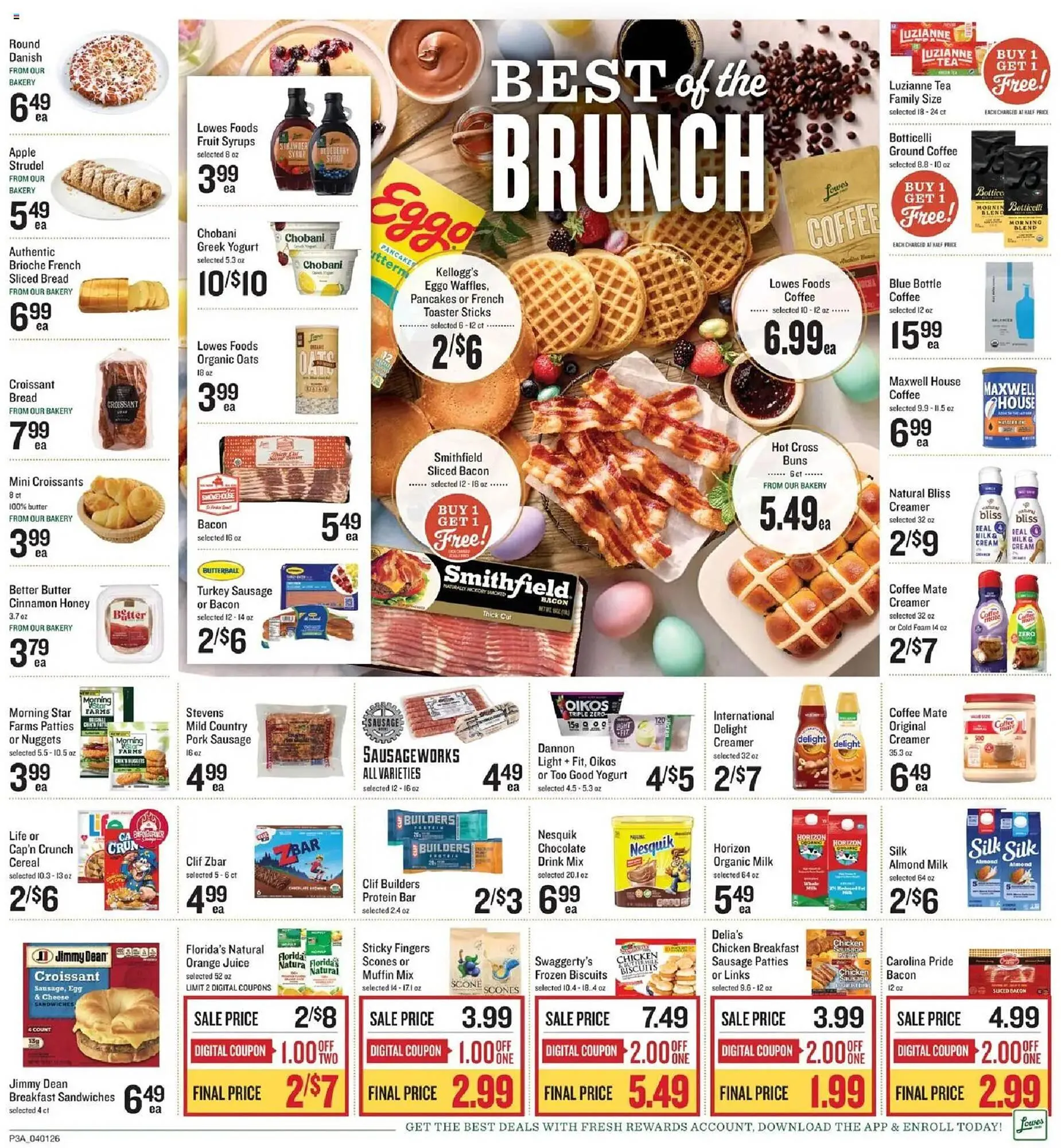 Weekly promotion Lowes Foods weekly ad spanning from April 1 to April 7 2026 - Page 4 for Catalogue 365