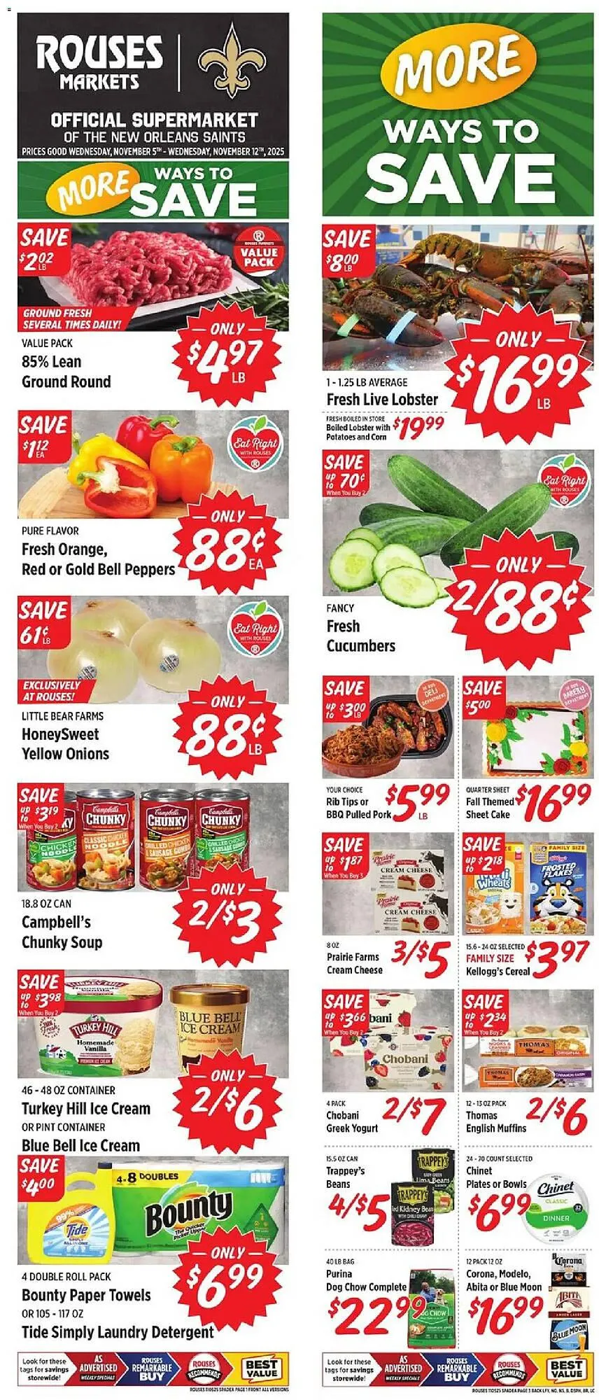 Weekly ad Rouses weekly ad from November 5 to November 13 2025 - Page 1
