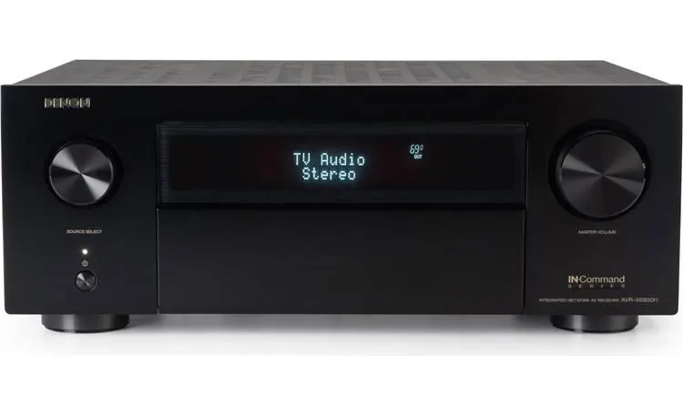 Denon AVR-X6800H 11.4-channel home theater receiver with Dolby Atmos®, Bluetooth®, Apple AirPlay® 2, and Amazon Alexa compatibility