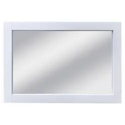 Tuscany® Rio 46"W x 32"H White Framed Mirror