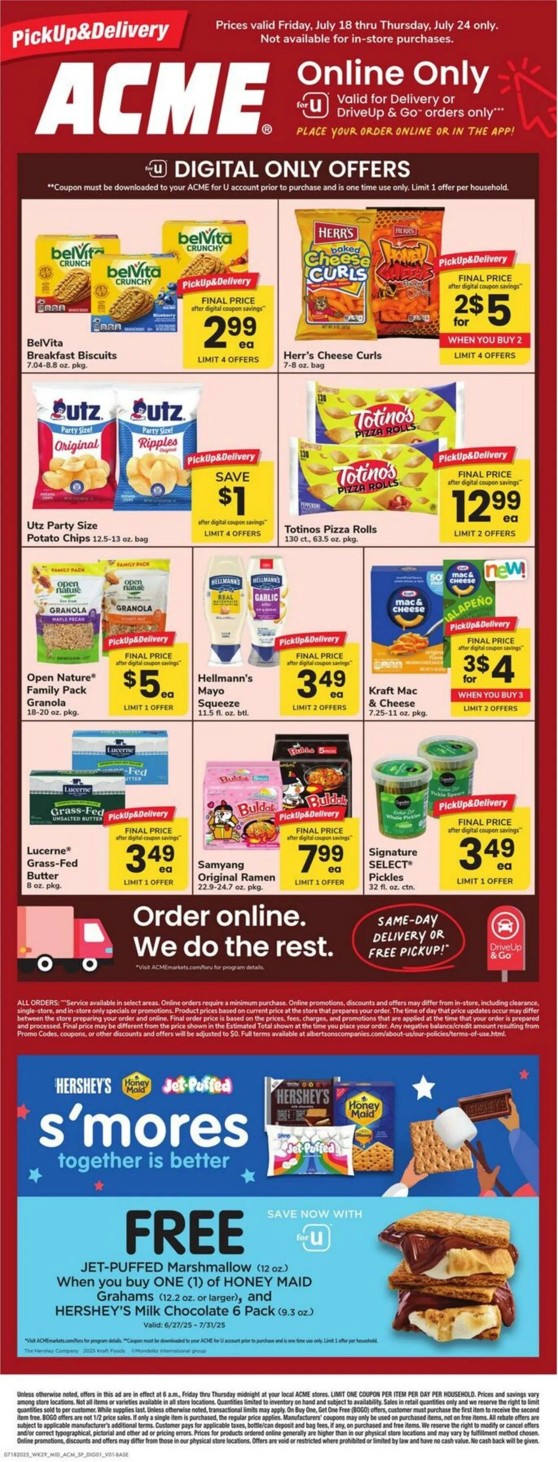 Weekly ad Acme Current weekly ad from July 18 to July 24 2025 - Page 1
