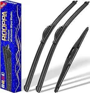 3 wipers Replacement for 2005-2022 Honda Odyssey, Windshield Wiper Blades Original Equipment Replacement - 26"/22"/16" (Set of 3) U/J HOOK