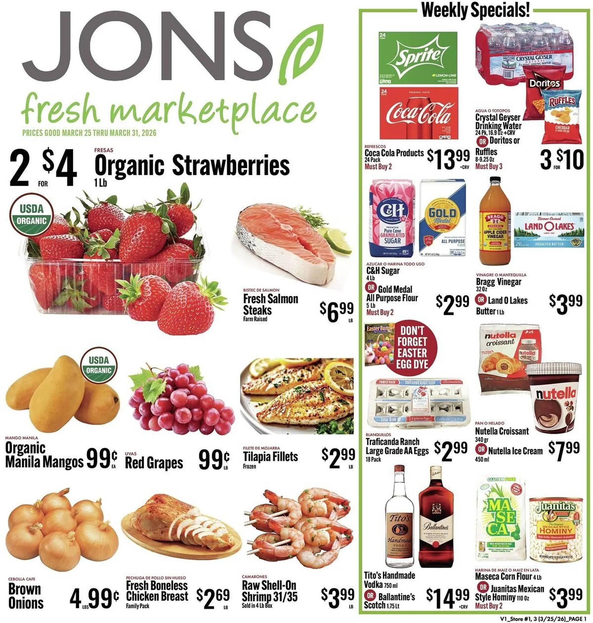 Weekly ad Jons International weekly ad from March 25 to March 31 2026 - Page 1