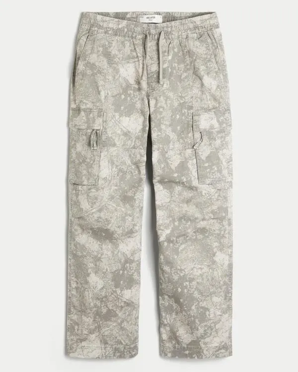 Baggy Camo Cargo Pull-On Pants