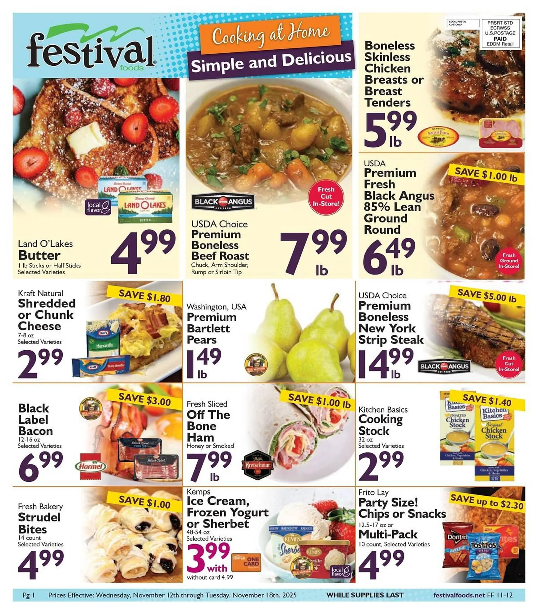 Weekly ad Festival Foods weekly ad from November 12 to November 18 2025 - Page 1