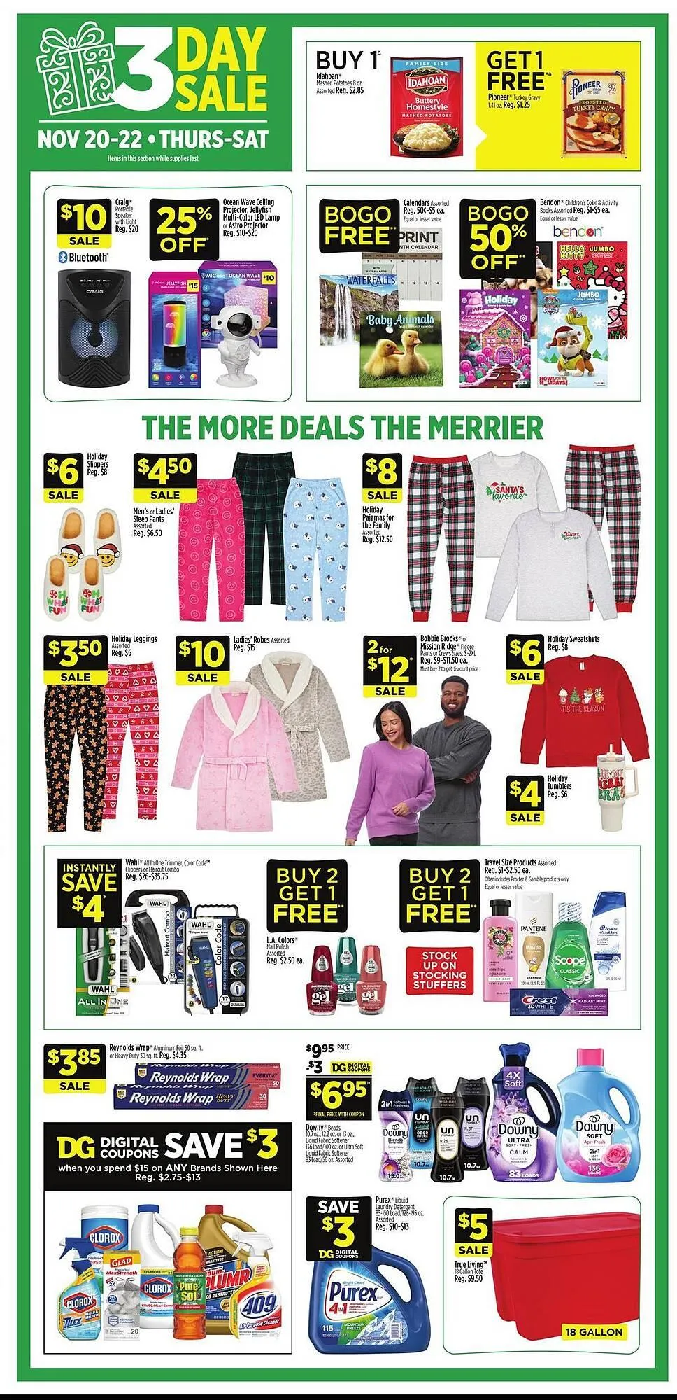Weekly promotion Dollar General weekly ad spanning from November 16 to November 22 2025 - Page 2 for Catalogue 365