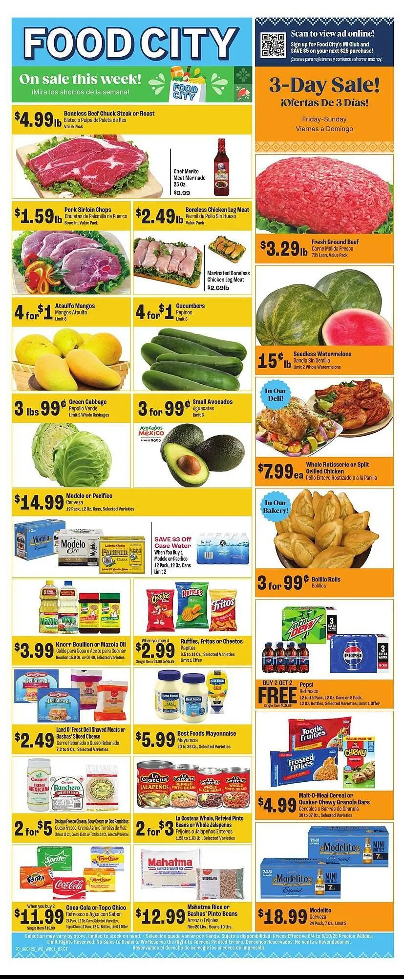 Weekly ad Food City Weekly Ad from June 6 to June 8 2025 - Page 1