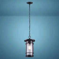 Patriot Lighting® Cask 7-7/8"W Oil Rubbed Bronze 1-Light Outdoor Pendant