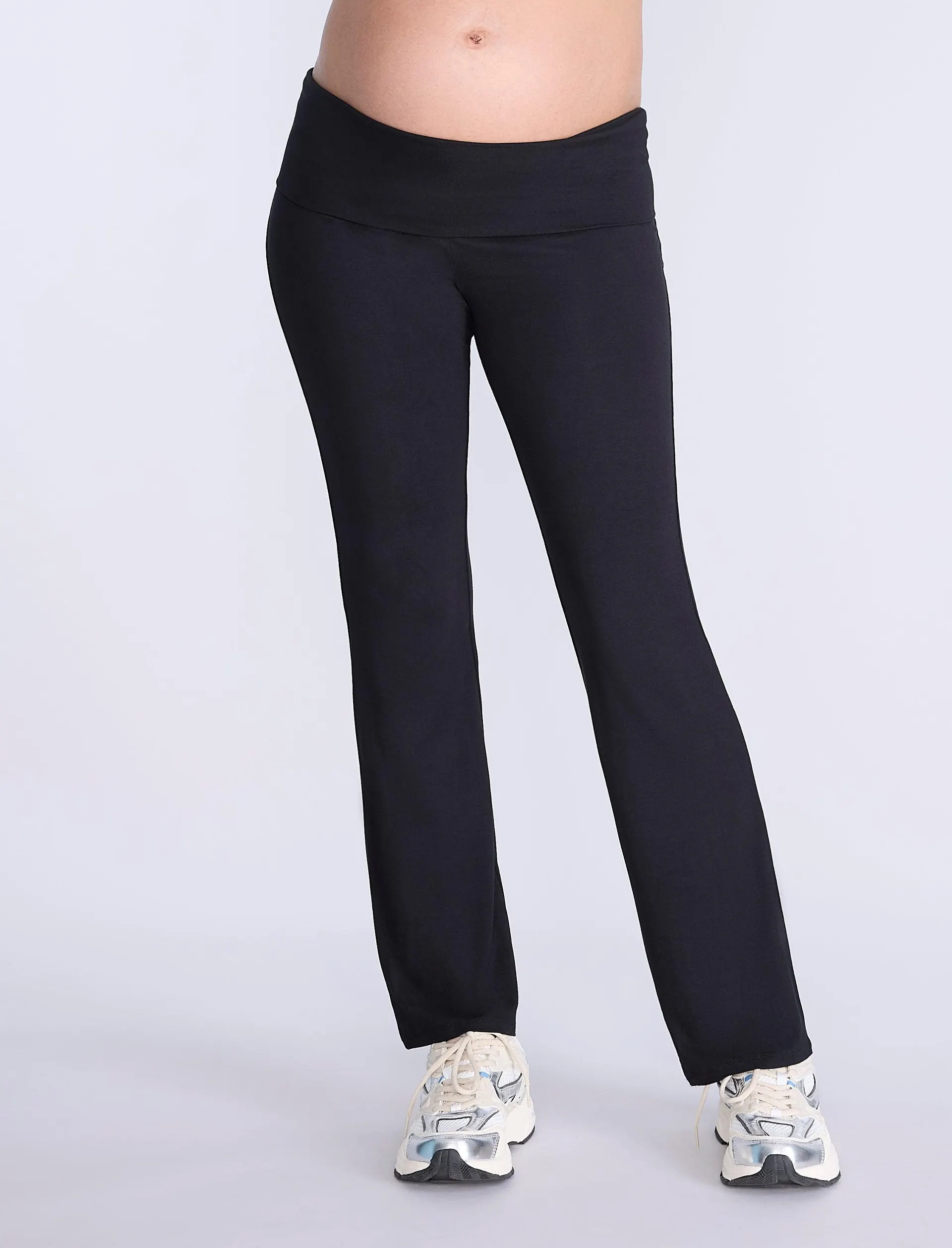 Roll Over Waist Flare Legging