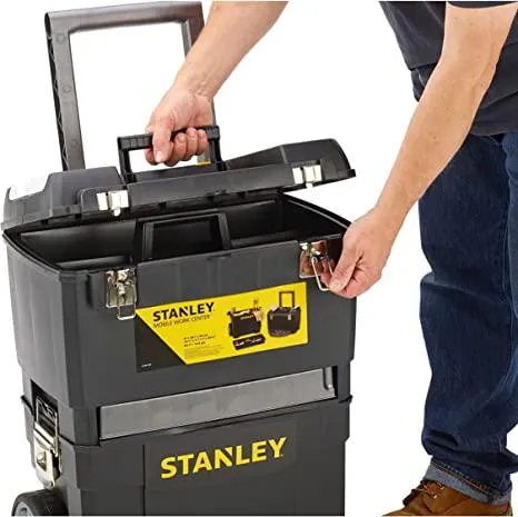 STANLEY Mobile Work Centre Toolbox, 2 Tier Stackable Units, 1-93-968