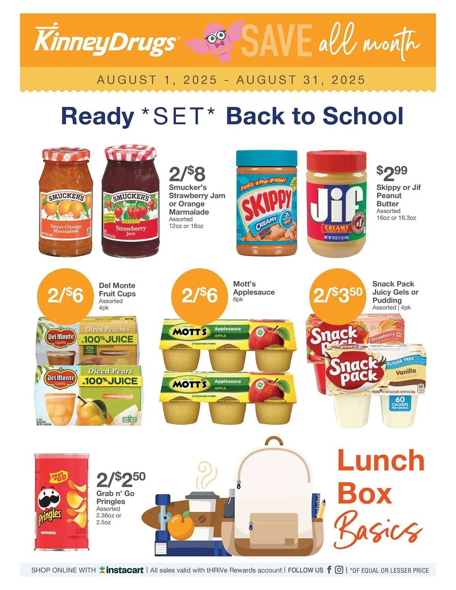 Kinney Drugs Weekly Ad - 1