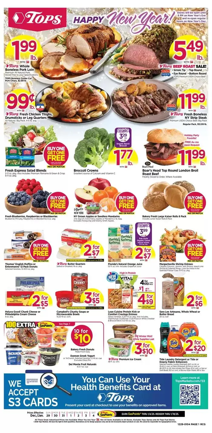 Weekly ad Our best bargains from December 29 to January 4 2025 - Page 1