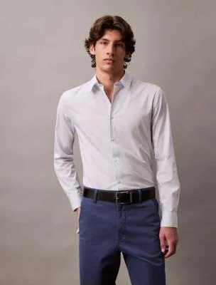 Slim Stretch Button-Down Shirt