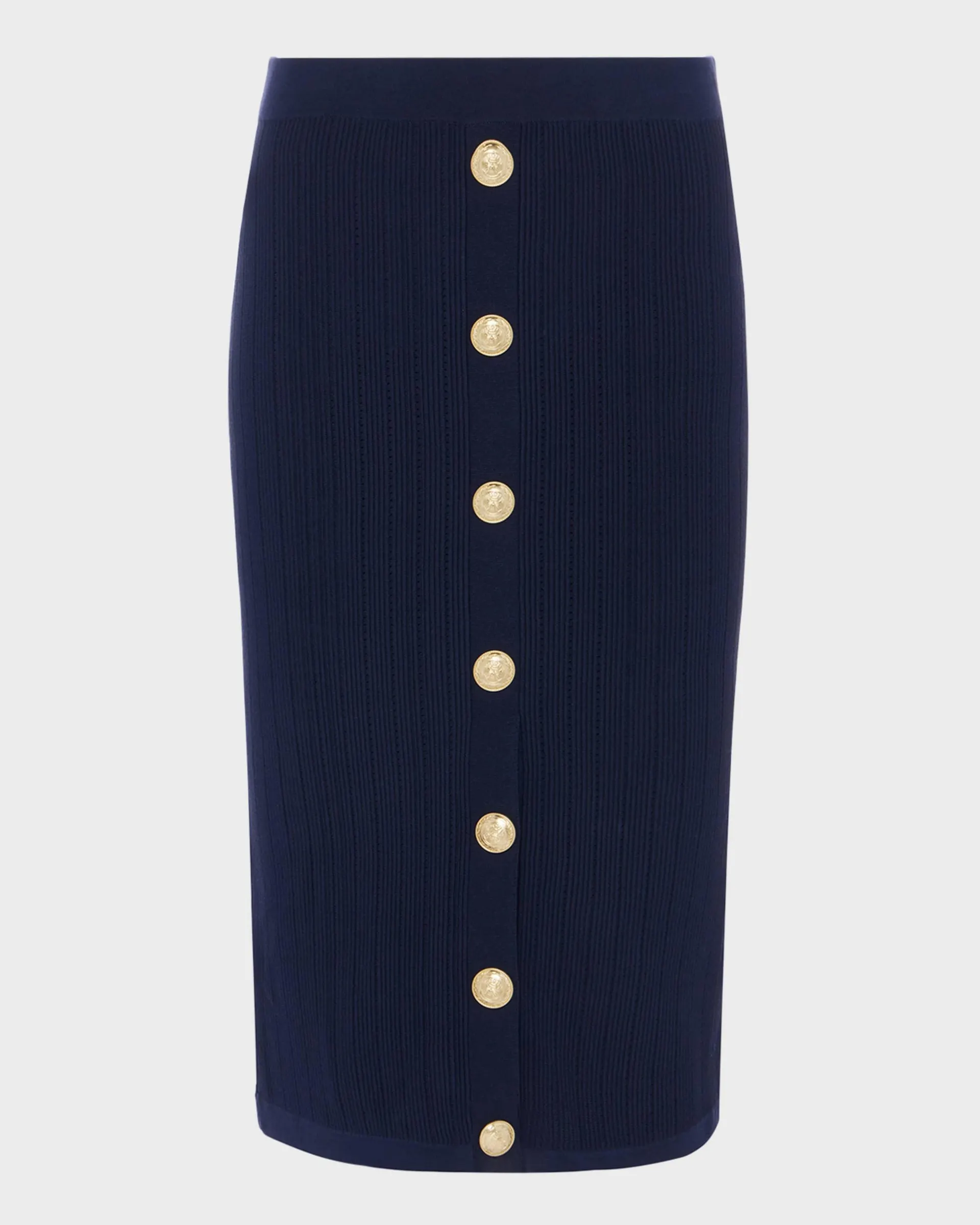 Melania Pointelle Knit Midi Skirt