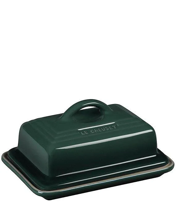 Stoneware Covered Butter Dish