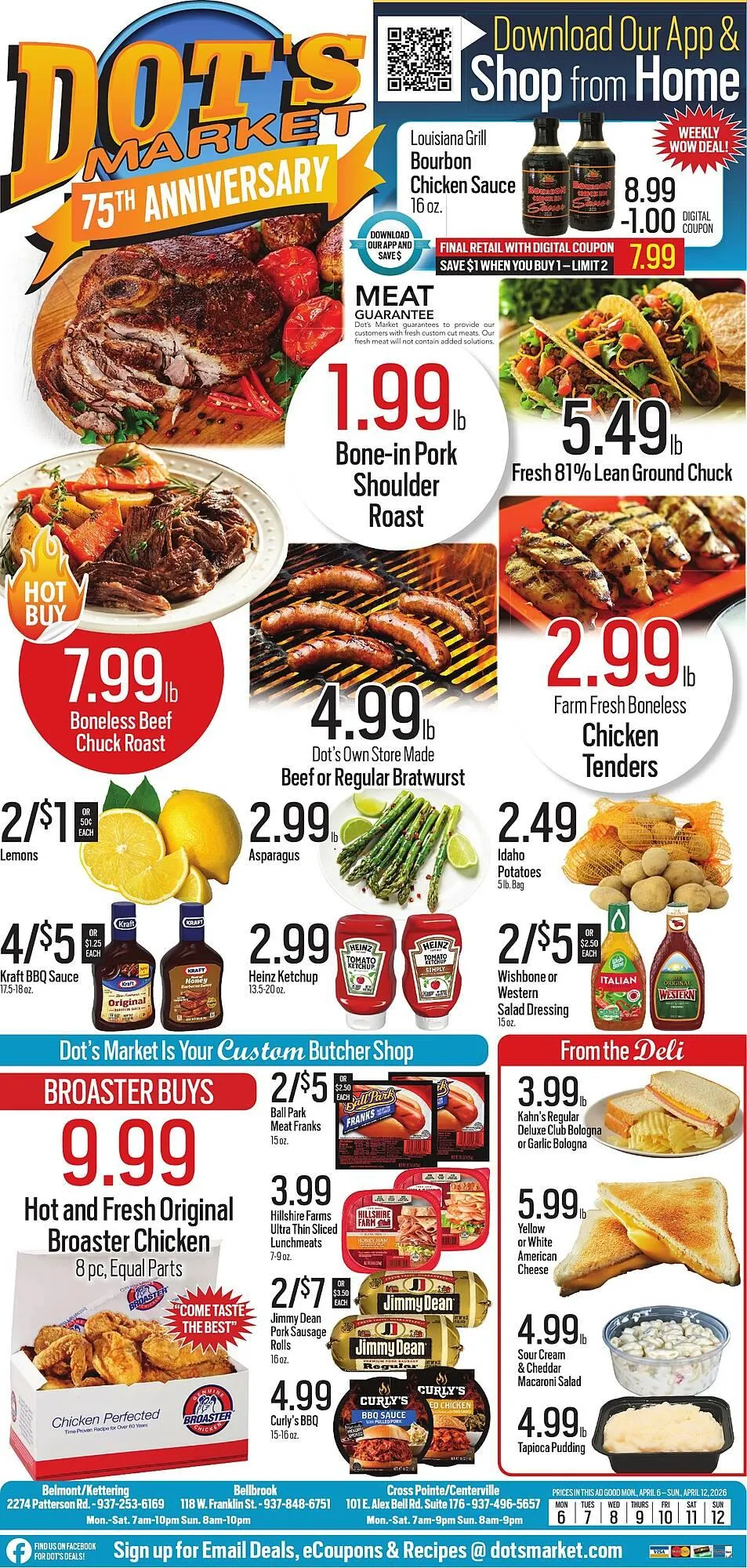 Weekly ad Dot's Market weekly ad from April 6 to April 12 2026 - Page 1