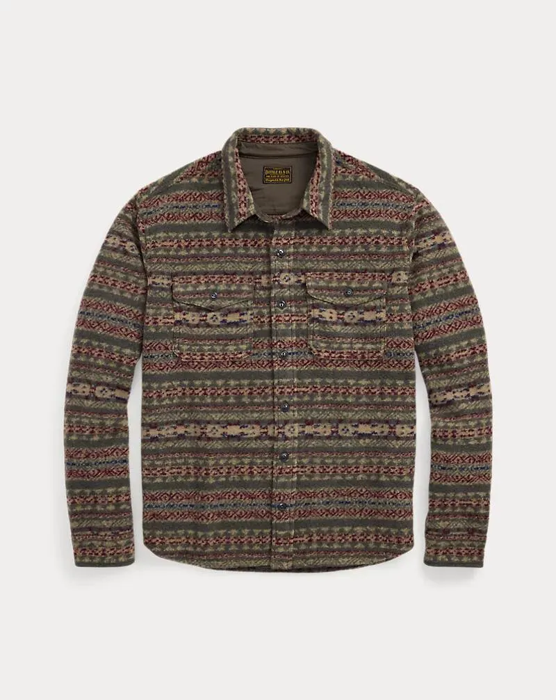 Fair Isle Wool-Blend Workshirt