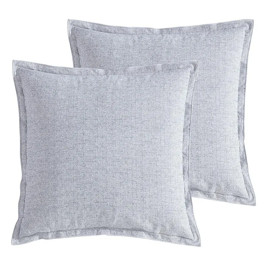 allen + roth 2 -Piece 20-in x 20-in Blue Square Indoor Decorative Pillow