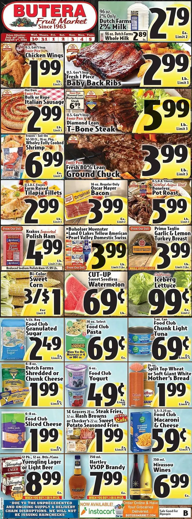 Weekly ad Butera Weekly Ad from July 30 to August 5 2025 - Page 1