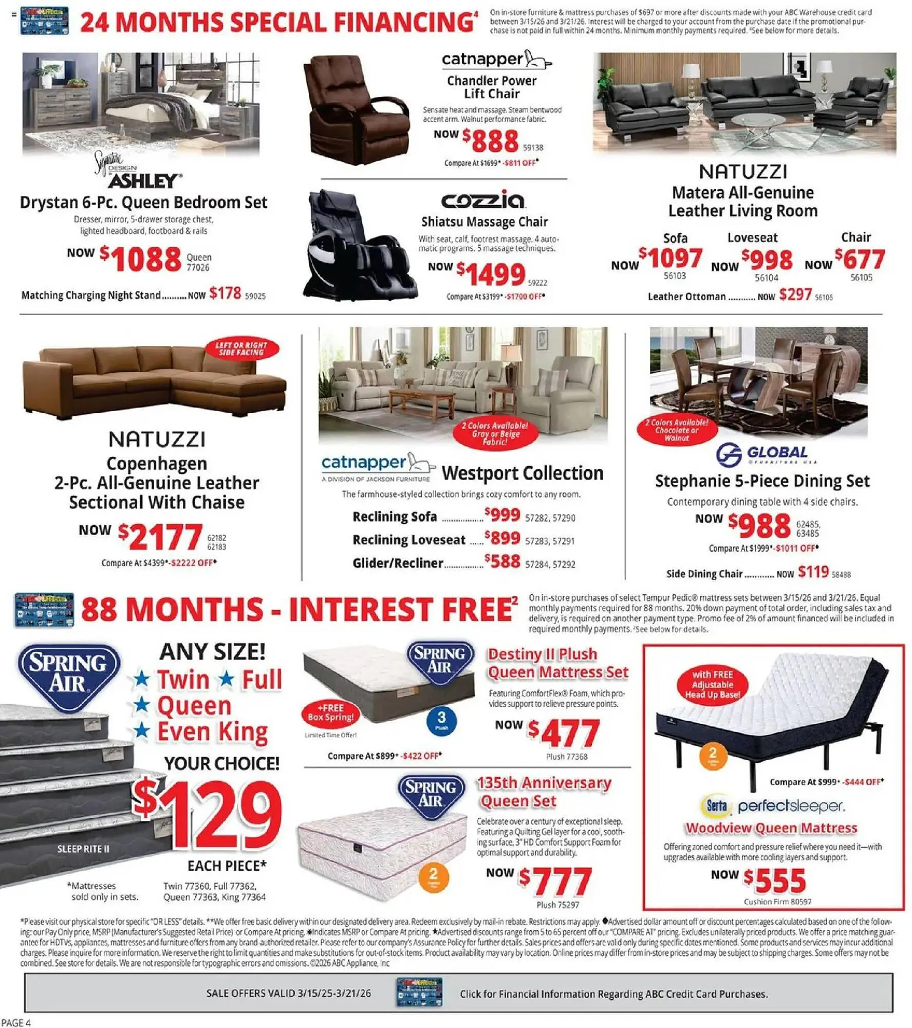 Weekly ad ABC Warehouse weekly ad from March 15 to March 21 2026 - Page 4