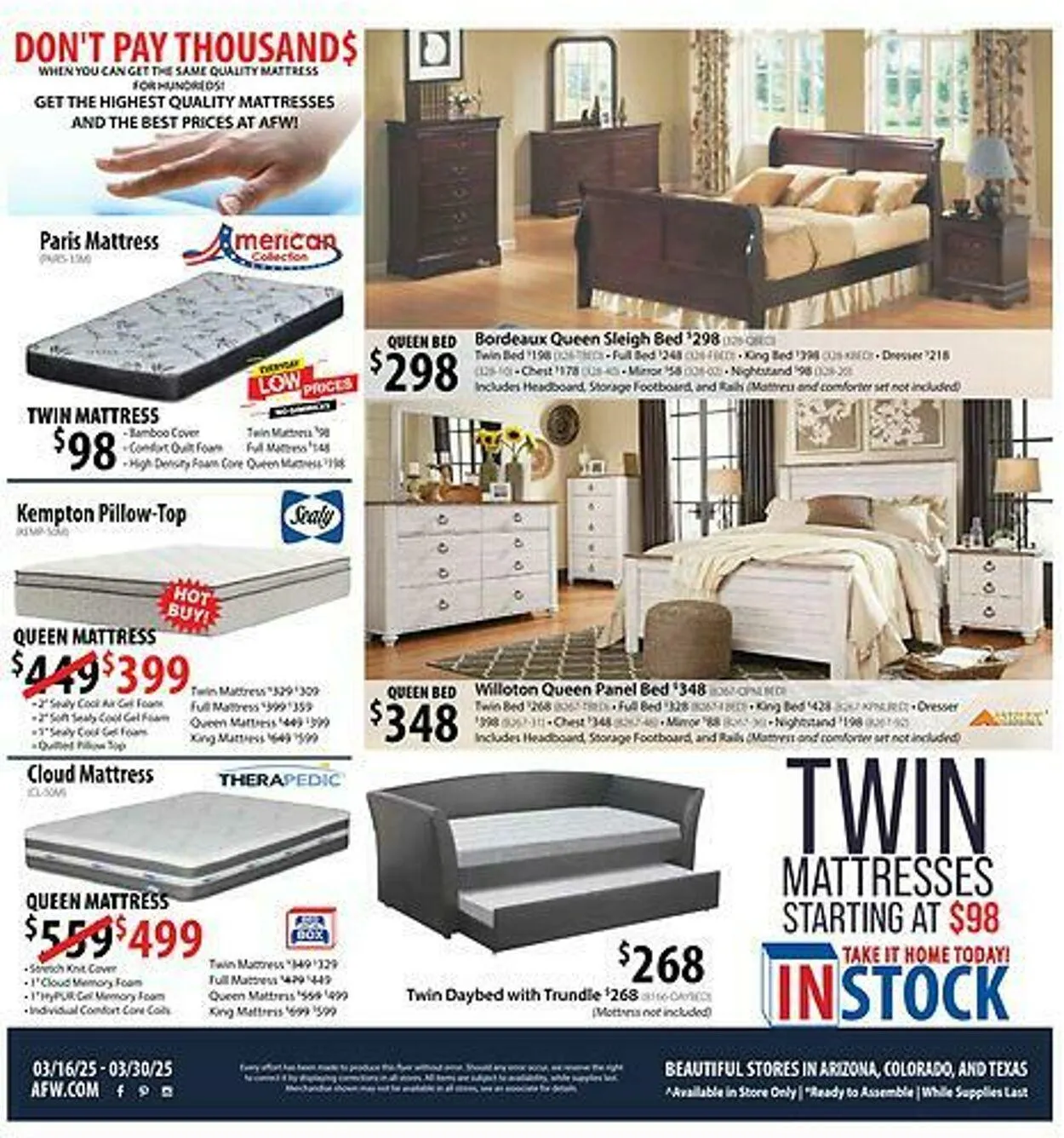 Weekly ad American Furniture Warehouse Current weekly ad from July 6 to July 20 2025 - Page 7