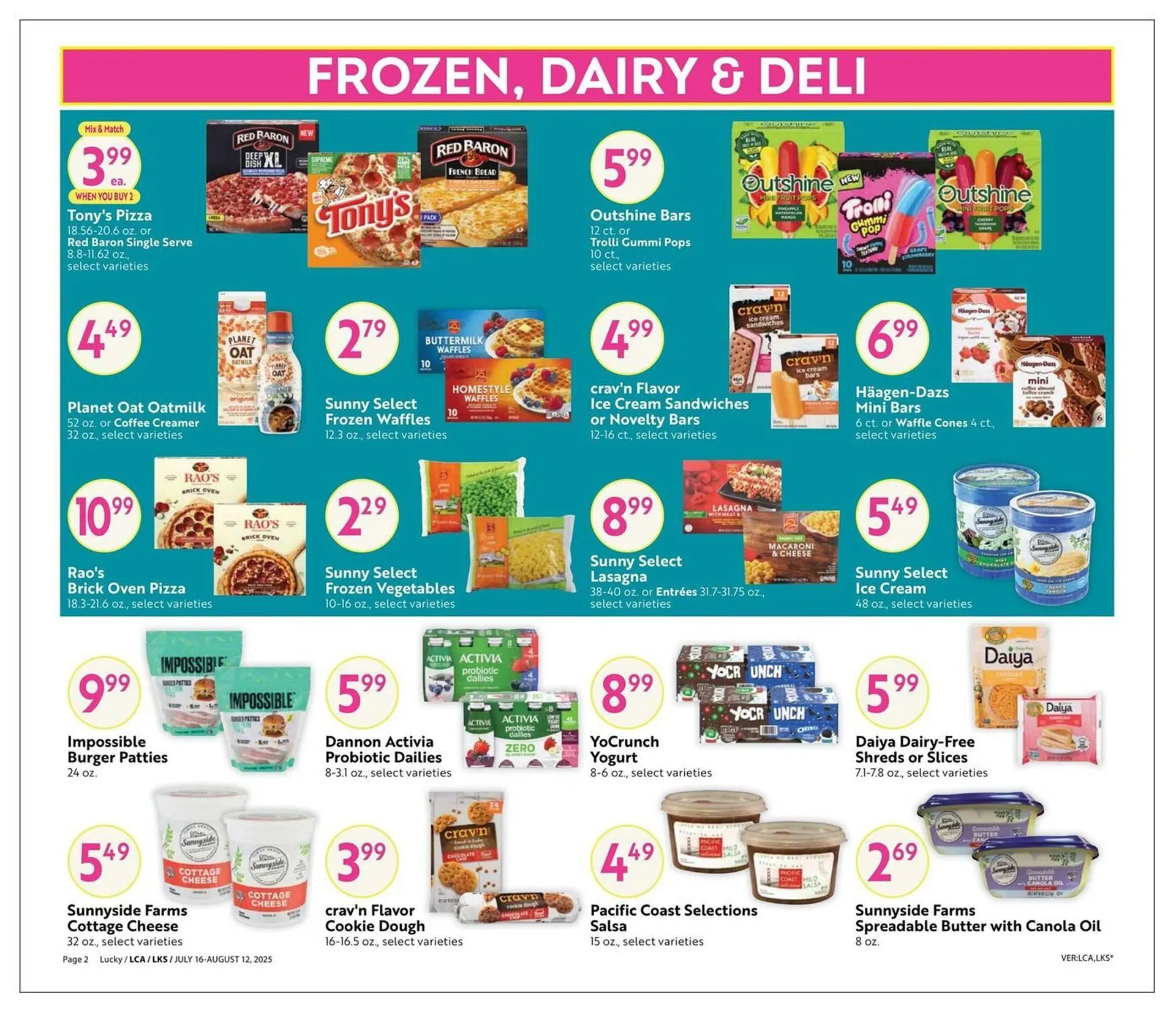 Weekly ad Lucky Supermarkets Weekly Ad from July 17 to August 12 2025 - Page 2