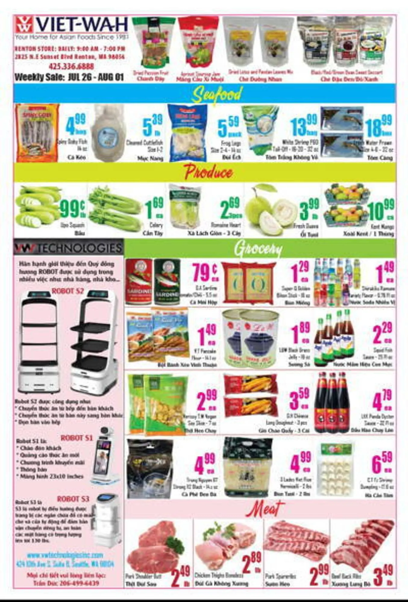 Viet Wah Supermarket Weekly Ad - 1